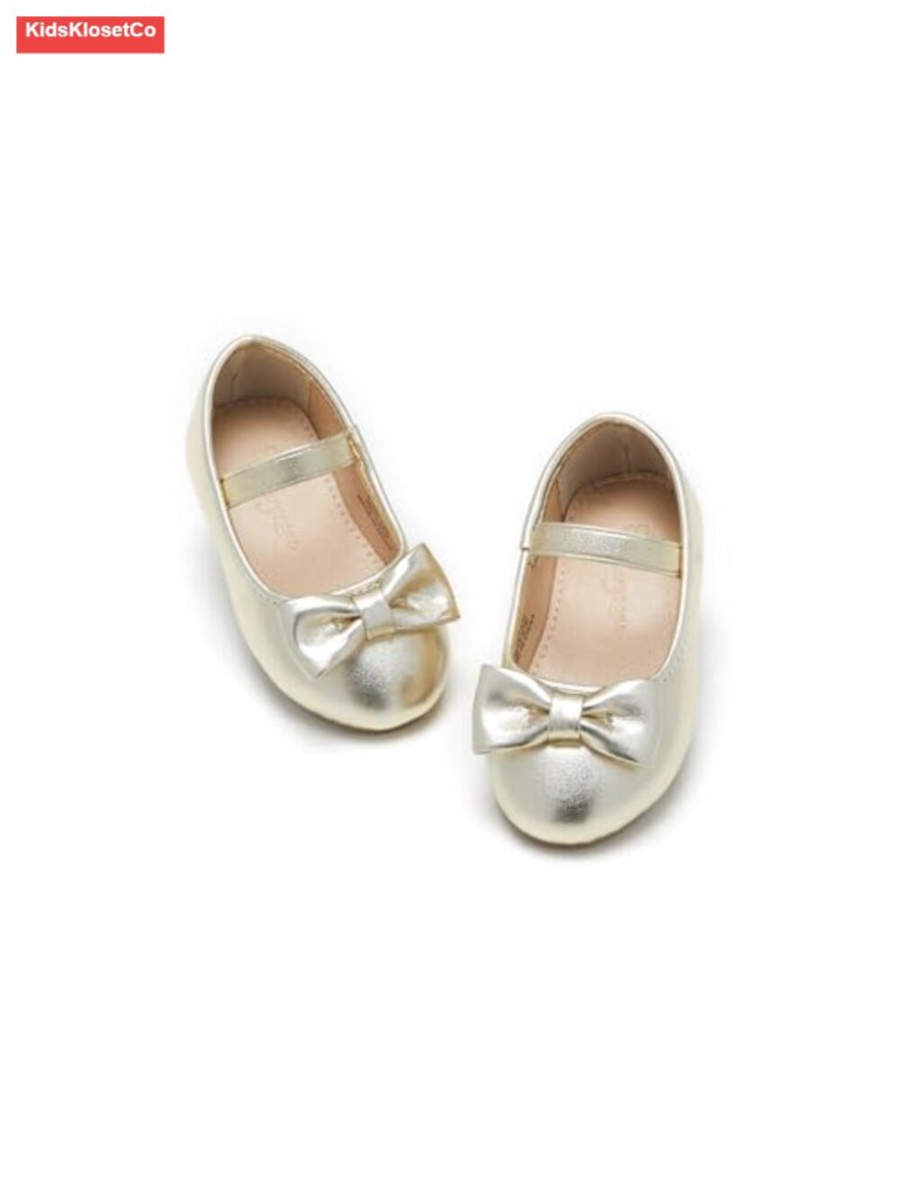 Toddler Girls Mary Jane Flats Dress Shoes Flower Girl Wedding Elastic